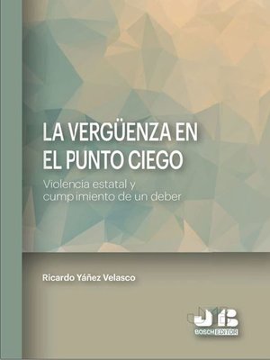 cover image of La vergüenza en el punto ciego
